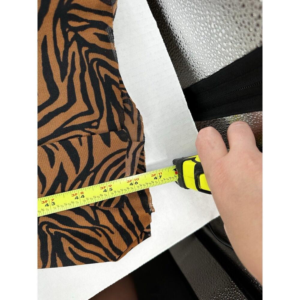 Diane Von Furstenberg Maxi Dress Sz M Animal Print Mesh Rouched Party Event - Picture 15 of 16